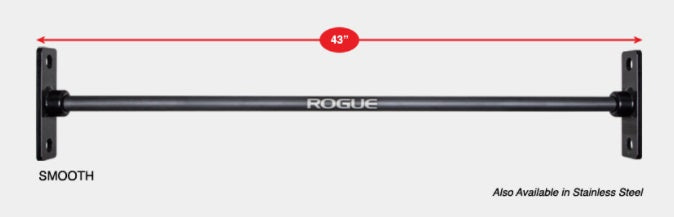 Rogue Monster Smooth Socket Pull up Bar Red Barra para