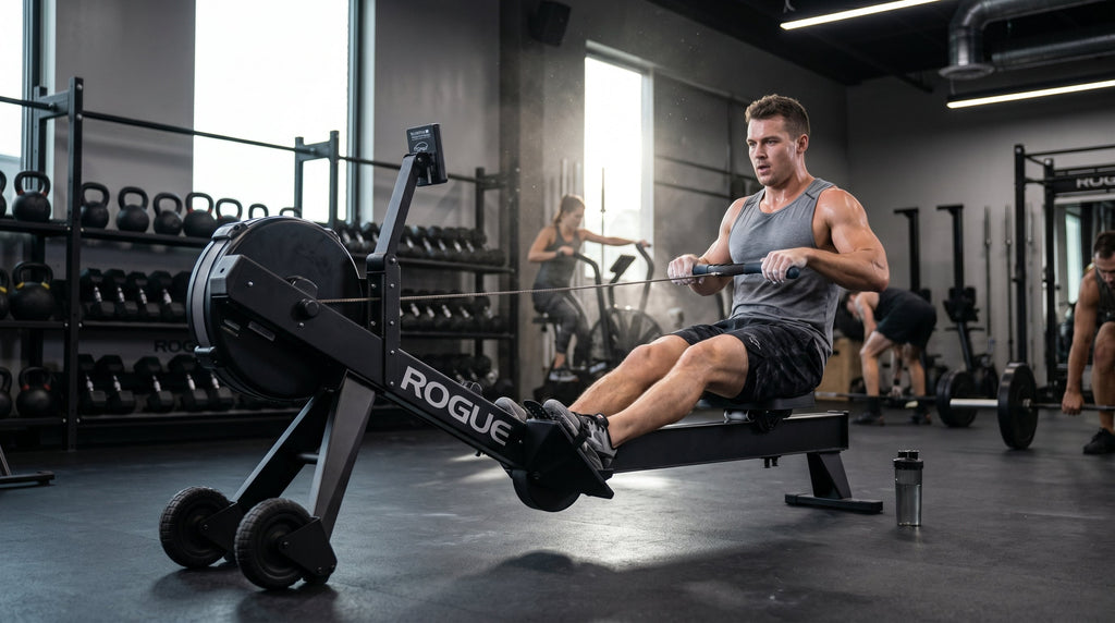 El Poder del Acero: Por Qué la Rogue Echo Rower es la Máquina de Remo Definitiva