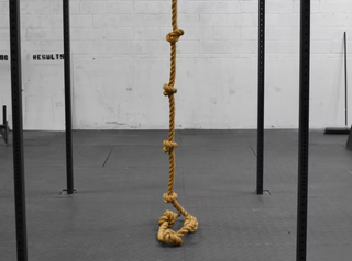 Knotted Climbing Rope