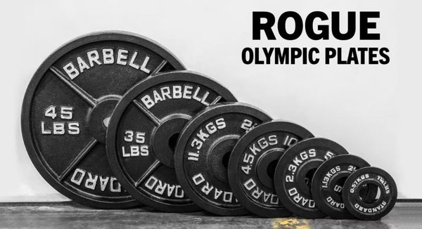 Rogue Black Olympic Plate - Discos Olímpicos Metálicos