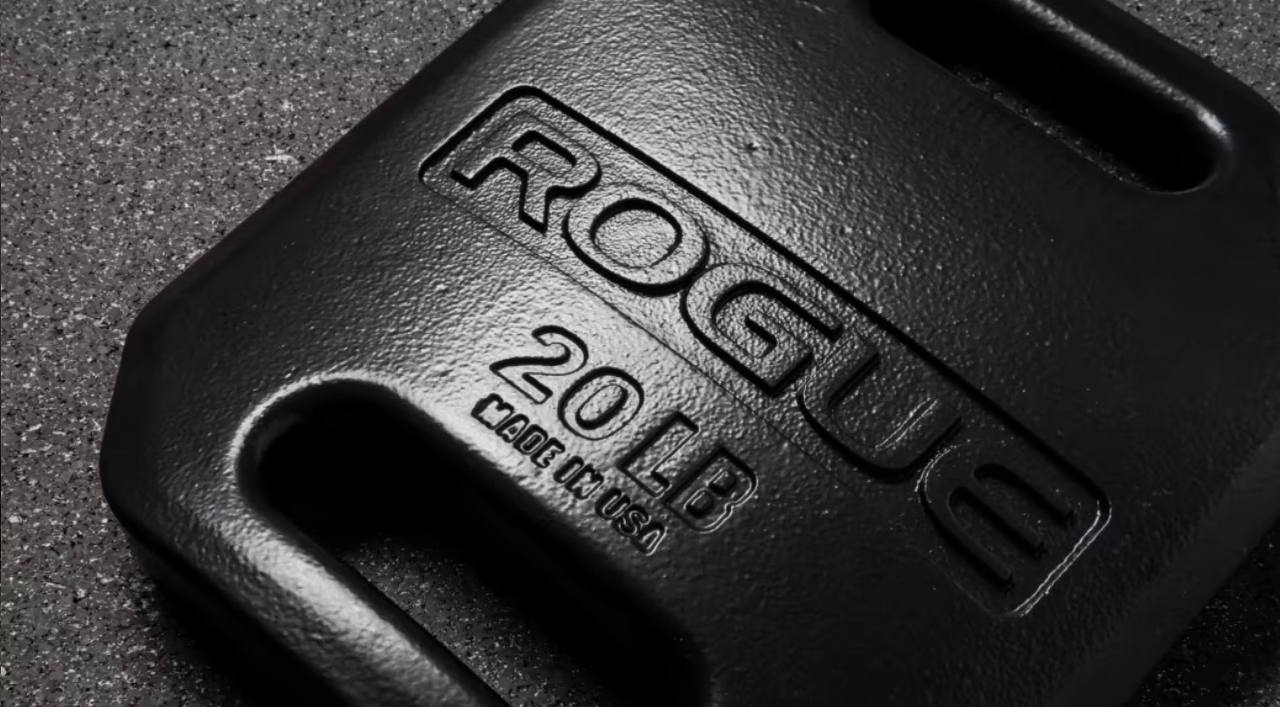 Rogue USA Cast Weight Vest Plates Iron Equipment Equipo para CrossFit®