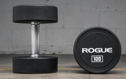 Rogue Urethane Dumbbell - Par de mancuernas redondas de uretano