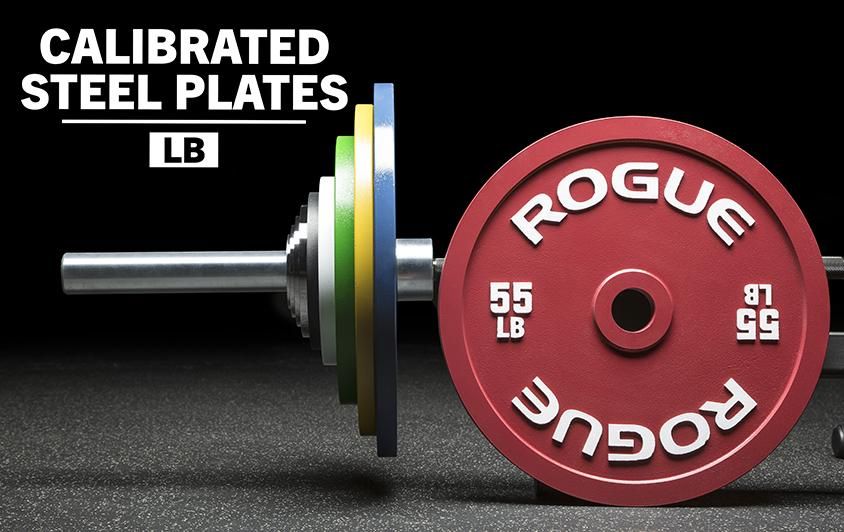 Rogue Calibrated Lb Steel Plates - Discos para Powerlifting
