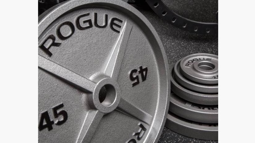 Rogue Machined Olympic Plates - Discos Olímpicos Metálicos