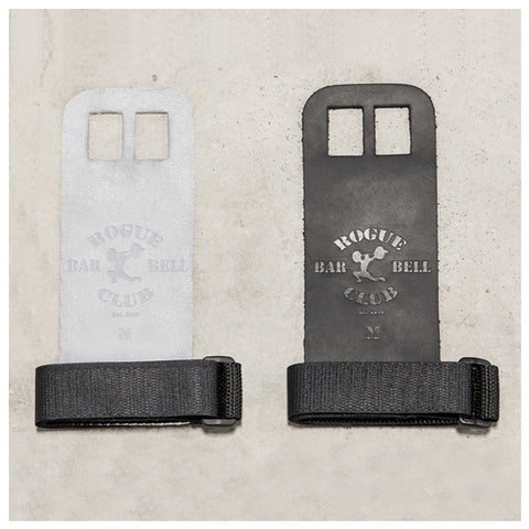 Rogue Gymnastics Grips Gray - Calleras de cuero